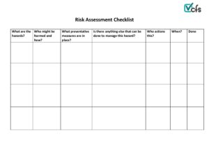 Risk Assessment Checklist - Complete Food Safety Ltd